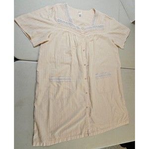 PINK K Women Short Sleeve Sleep Shirt Pajama Top Dress  Nightgown Nightshirt 3X